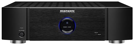 Marantz MM7025 Stereo Power Amplifier | 2-Channel | 140 Watts per Channel | Both Single-Ended RCA and Balanced XLR Inputs | Black