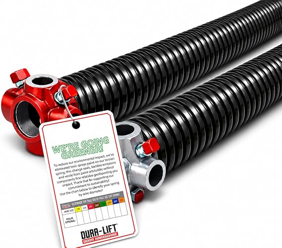 Garage Door Torsion Springs (.225 x 2" x 31") 15,000+ Cycle Rated, Made in USA | DURA-LIFT
