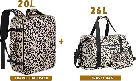 Travel Backpack+Matching Expandable Travel bag