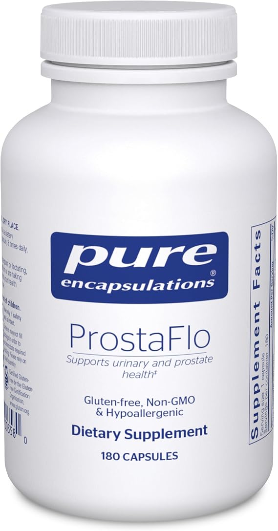 Pure Encapsulations ProstaFlo, 180 Capsules | Hypoallergenic Supplement, Support Urinary Health*, Prostate Health Supplement for Men, Gluten-Free, Dairy-Free