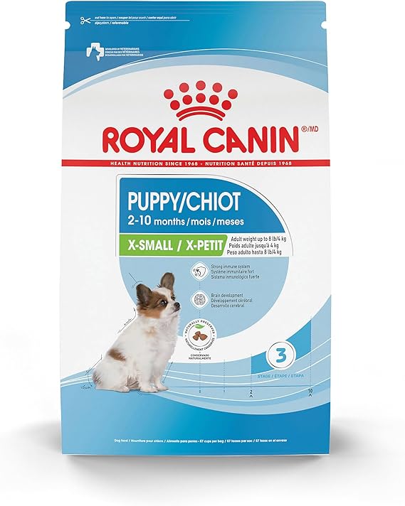 ROYAL CANIN Size Health Nutrition X-Small Puppy Dry Dog Food, 14 lb Bag