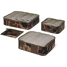 Herschel Supply Co. Kyoto Packing Cubes, Woodland Camo/Black Label