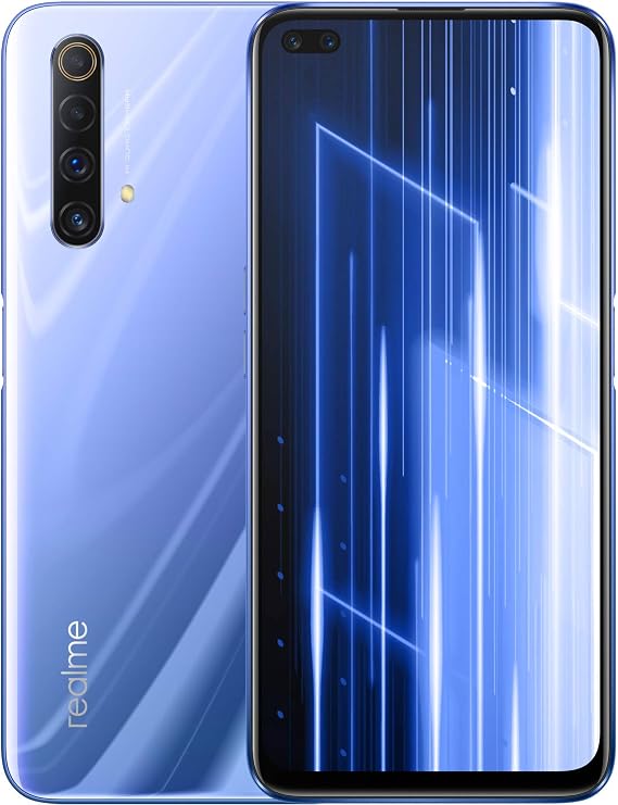 Realme X50 5G 128GB 6GB RAM Factory Unlocked (GSM Only | No CDMA - not Compatible with Verizon/Sprint) International Version - Ice Silver