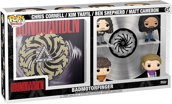 Funko Pop! Albums Deluxe: Soundgarden - Badmotorfinger, Chris Cornell, Kim Thayil, Ben Shepherd, Matt Cameron