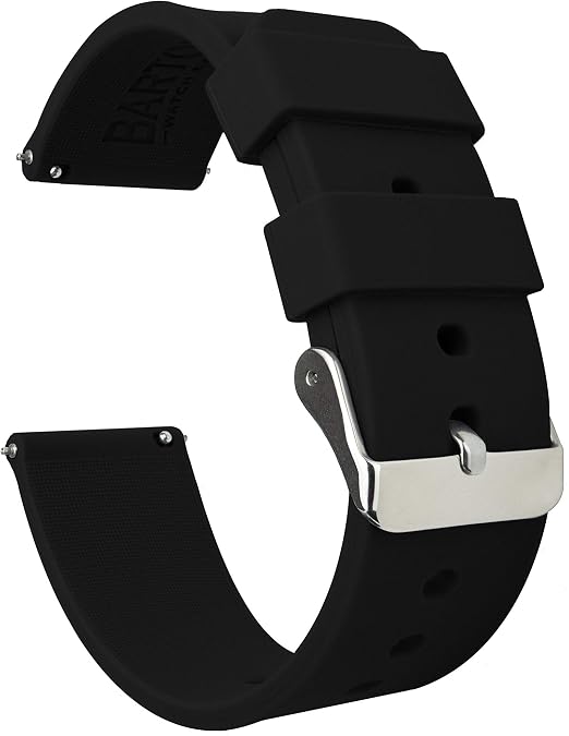 BARTON WATCH BANDS - Soft Silicone Quick Release Straps