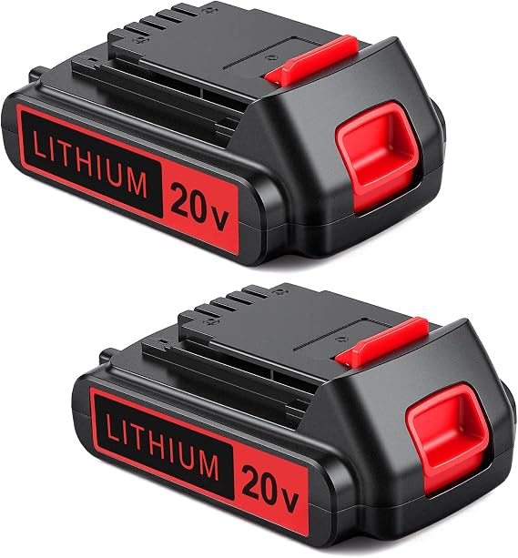 2-Pack 4.0Ah 20V Lithium Battery for Black and Decker Power Tools | 20v Max Replacement Battery for Weed Eaters & Drills, Replacement for LBXR20 LBX20 LBXR2040 LB2X4020-OPE
