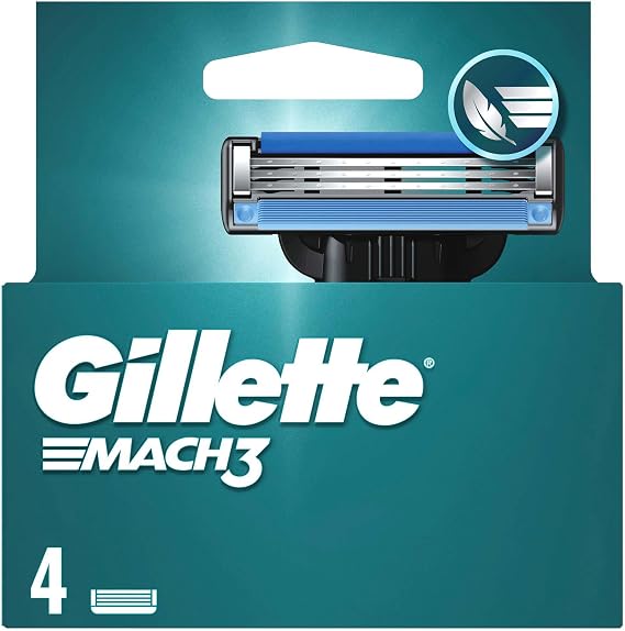 Gillette Mach3 Replacement Razor 4-pack