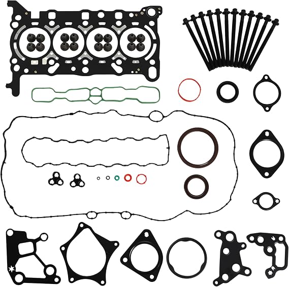 Engine Cylinder Head Gasket Set With Head Bolts | Fit For Chevrolet Trax Buick Encore 1.4L L4 2021 Head Gasket Kit Valve Cover Intake Manifold Gasket Replacement 10233700