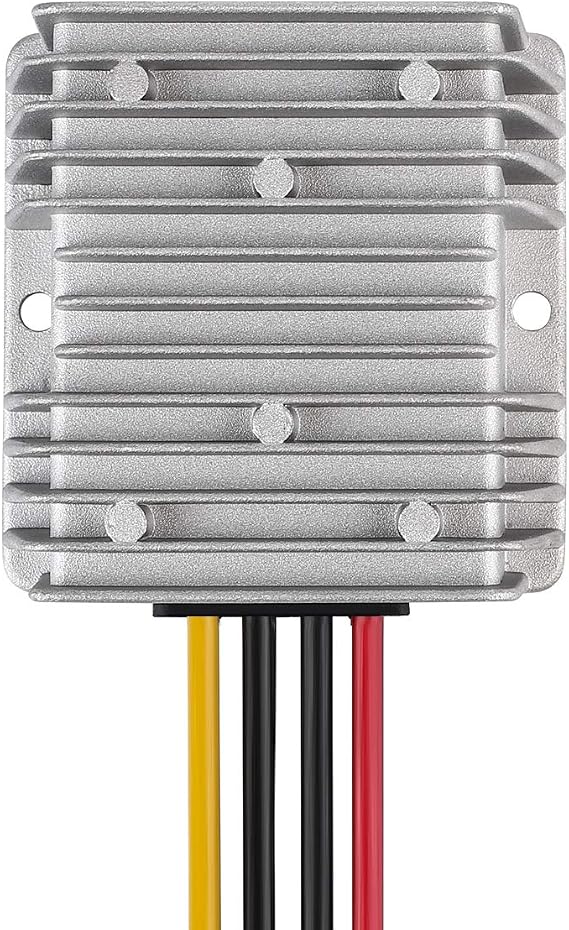 SUPERNIGHT DC 12V Step Up to 19V 5A 95W Boost Converter Waterproof Voltage Regulator for Golf Cart Club Car LED Strip Light