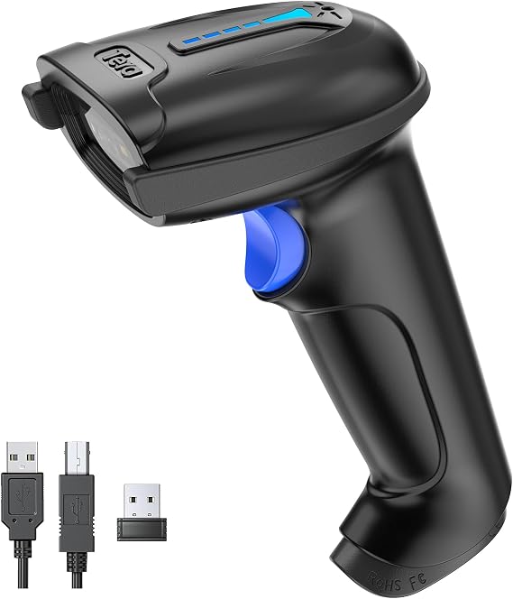 Tera Barcode Scanner 1D Wireless CCD: 2500 Pixel, Battery Indicator, T5100C