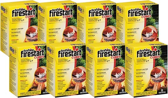 Duraflame Firestart Cubes Firelighters, 18 Pack (8 Pack)