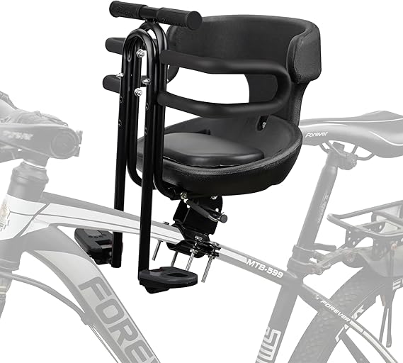YouTeMei Kids Bike seat, Kids Front Mounted Bike Seat for Adult Bike
