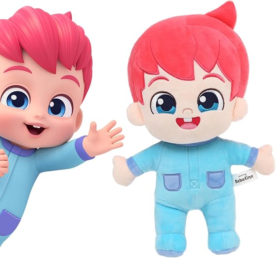 Pinkfong Bebefinn Plush Toy - Soft Cuddly Stuffed Toy for Children - Ages 1-5