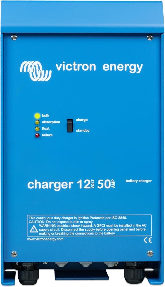 Victron Energy 12-Volt 50 amp Microprocessor Battery Charger