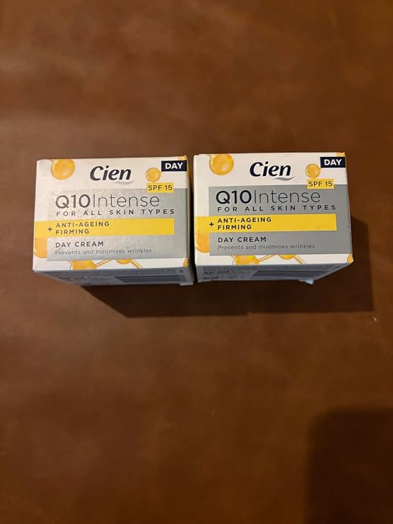 Cien Q10 Intense Day or Night Cream for All Skin Types, 50ml x2