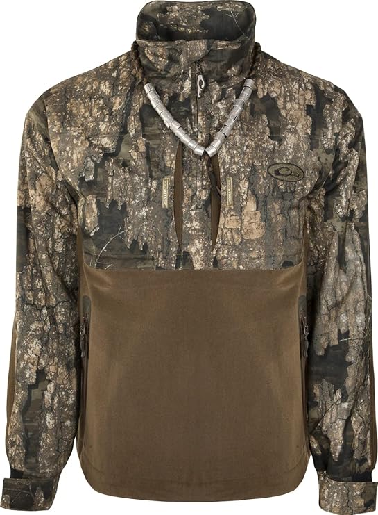Drake Guardian Flex 1/4 Zip Eqwader Wading Jacket, Shell Weight