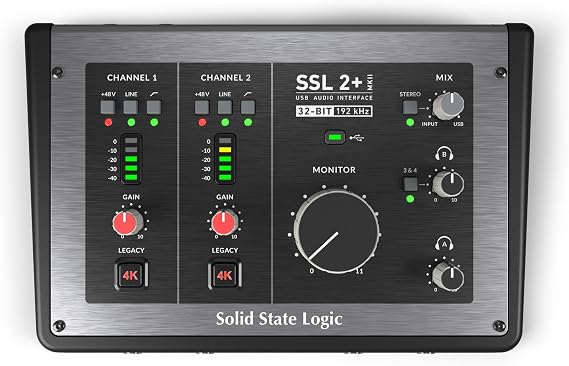 SSL2+ MKII Audio Interface