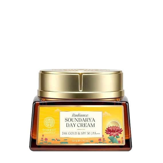 Forest Essentials Soundarya Radiance Cream with 24K Gold, 50g
