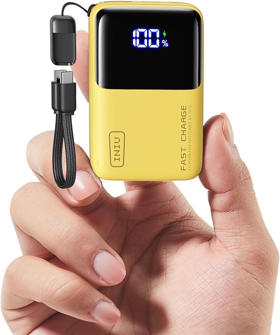 INIU Portable Charger, Ultra Mini 10000mAh 45W Fast Charging Power Bank