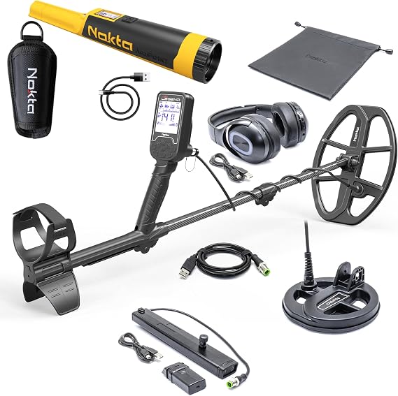 Nokta The Legend Pro Pack with Accupoint Pin Pointer Professional Metal Detector Set Metal Detector and Accupoint Pin Pointer