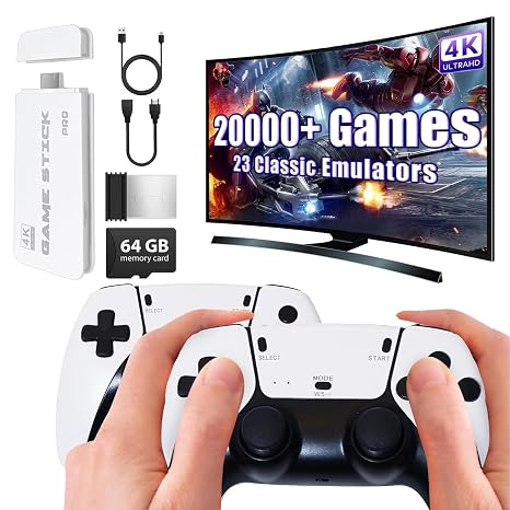 Upgrade Wireless Retro Gaming Console Pre-Installed 20000+ Video Games