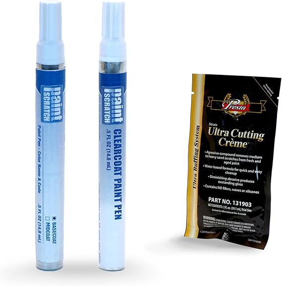 Touch Up Paint Pen Car Scratch Repair Kit - Compatible/Replacement for Honda HR-V Alabaster Silver Metallic (Color Code: NH-700M)