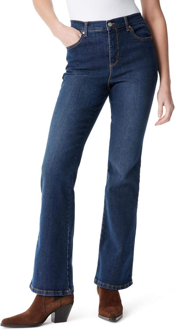 Gloria Vanderbilt Womens Amanda High Rise Boot Cut Jean