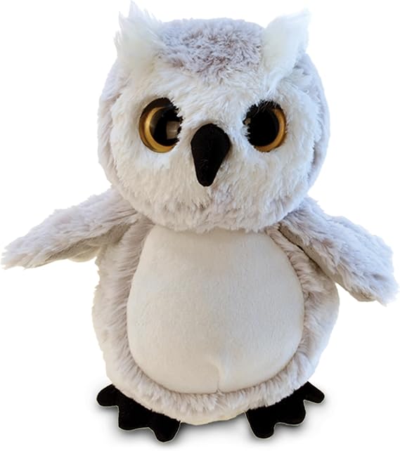 DolliBu Owl Plush - Super Soft Stuffed Animal Plush Toy - 9 Inches
