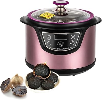 Black Garlic Fermenter, 6L Electric Garlic Ferment Box Garlic Maker, 90W Multi Clove Garlic DIY Cooker, GarlicNattoKimchiDoughWineRice Fermenter, 5 Days Quickly Fermenting