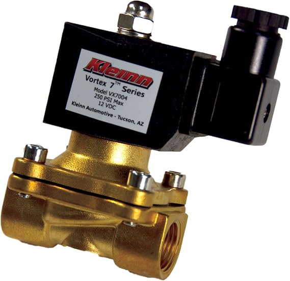 Kleinn Air Horns VX7004 Vortex 7 1/2" 12V Brass Air Valve