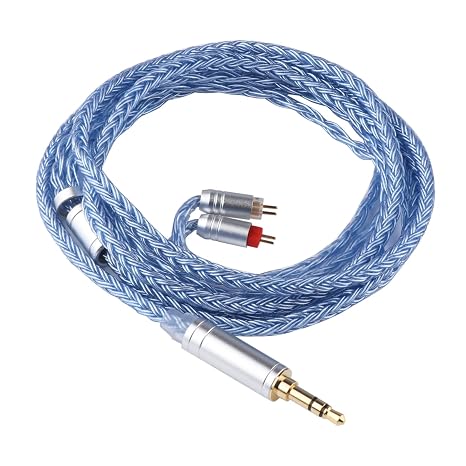 Linsoul Tripowin Zonie 16 Core Silver Plated IEM Cable, 2pin 0.78mm, 3.5mm