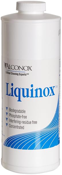 Alconox - 1232-1 1232 Liquinox Anionic Critical Cleaning Liquid Detergent, 1 quart Bottle