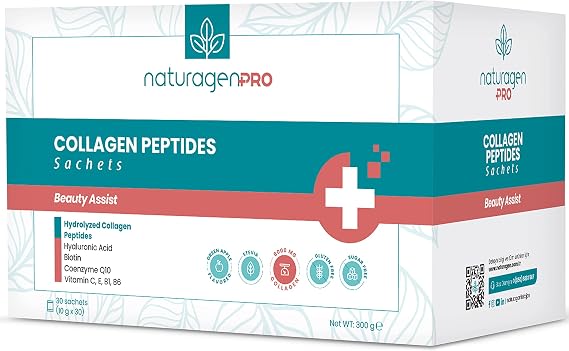 Naturagen Pro Collagen(Kolajen) Beauty 30'lu Saşe Yeşil Elma Aromalı (Tip 1&Tip3-8.000 mg Hidrolize Kolajen)