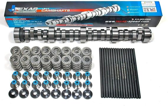 Texas Speed BFD B.F.D."Chop Monster" Camshaft for Chevrolet GM Gen III/IV 5.7 6.0 Vortec LS LS1 LS2 (Cam, Spring Kit, Pushrods, Install Gasket Kit)