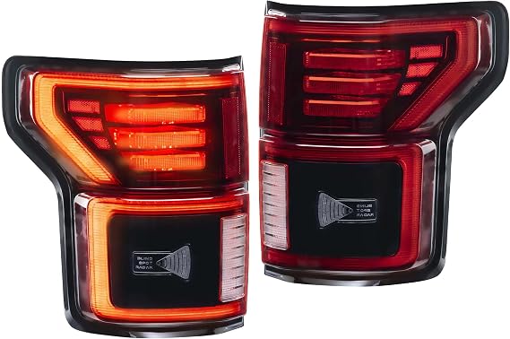 Morimoto XB LED Taillights fits 2015-2020 Ford F-150, Red (LF722)