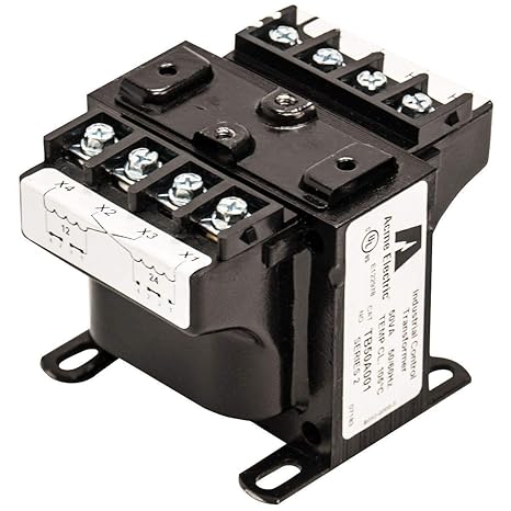 Industrial Control Transformer .100 kVA 240 X 480 Primary Volts - 120 X 240 Secondary Volts, Factory Installed integrally Mounted 2-Pole Primary Block