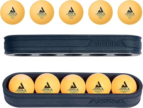 JOOLA Ping Pong Balls - Training 3 Star Table Tennis Balls - 40+mm Regulation Bulk Ping Pong Balls 12 Pack Colored Ping Pong Balls, Available with Magnetic Ball Holder, Attaches to Ping Pong Table