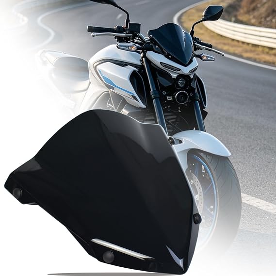 for Ya-ma-ha MT03 MT25 Parts 2020-2025 Screen Shield Wind Deflector | mt03 Front Wind Deflector with Mounting Bracket mt25 Airflow Wind Screen Deflector Protection MT 03 25 Baffle Visor