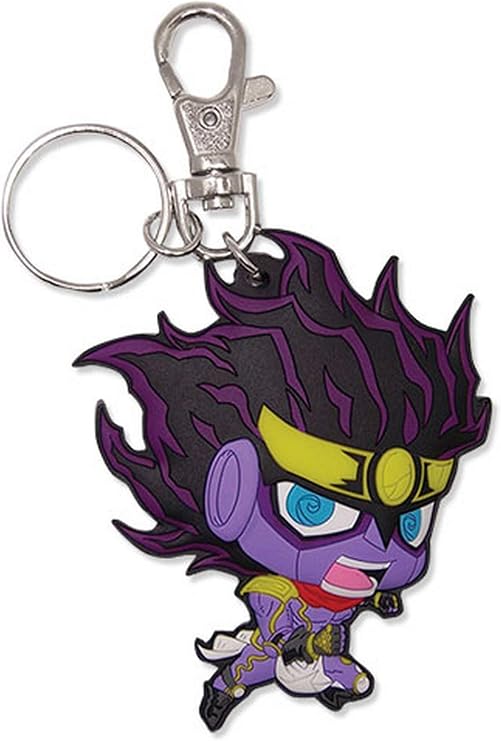 Jojo' Bizarre Advanture - Star Platinum Sd PVC Keychain