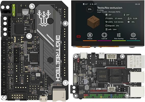 BIGTREETECH SKR MINI E3 V3.0 Motherboard+HDMI5 V1.2 5 inch Touch Screen+BTT PI V1.2 Kit Running Klipper for Ender 3/Ender 3 Pro/Ender 3 V2 Ender 5 3D Printer Upgrade