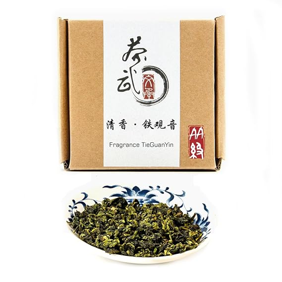 ChaWuWarmSun [AA] Fragrant TieGuanYin Oolong Tea Loose Leaf, 3.5oz/100g