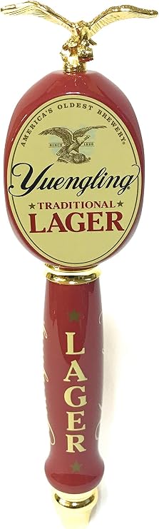 Yuengling Traditional Lager 2018 13" Tap Handle - 3 Sides with Gold Eagle Topper