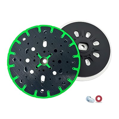 New Upgraded 202460 6-Inch Hard Sanding Pad, Fit for ETS 1503 EQ,ETS EC 1505 EQ,ETS EC 1503 EQ, ETS 1505 EQ Sander,Wear-Resistant and Durable Hard Sanding Pad,M8 Thread,1 Pack