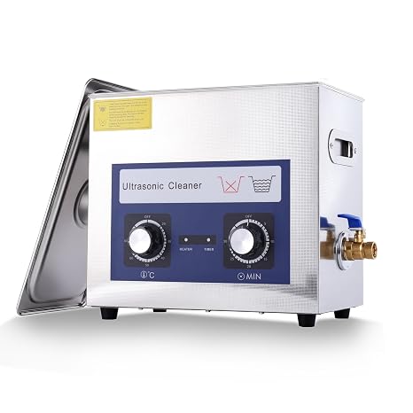 6.5L Ultrasonic Cleaner with Heater, 180W 40KHz
