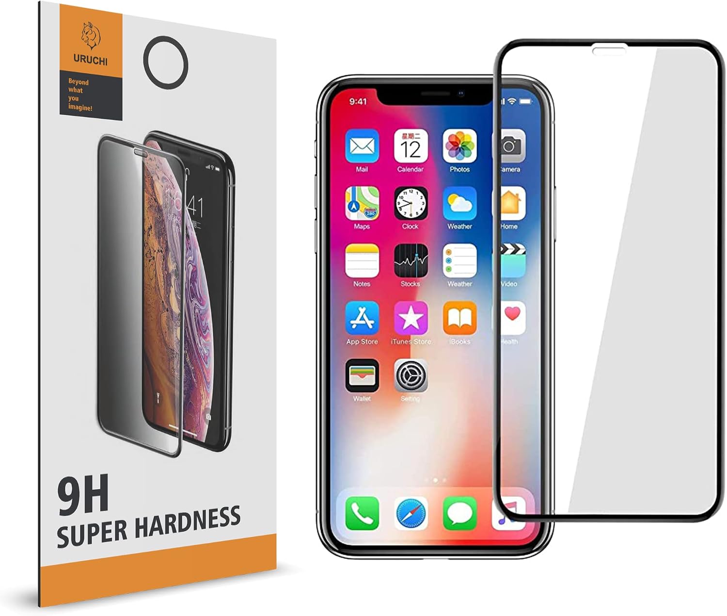 URUCHI iPhone 11  Xr Anti-Static Screen Protector, HD Full Coverage Screen Cover Window Film