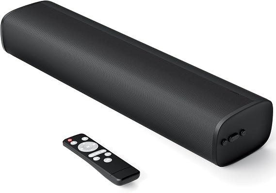 MZEIBO Sound Bar,50W for Smart TV Bluetooth 5.3 Speaker 17 Inch TV Speaker with ARC/Optical/AUX Connections