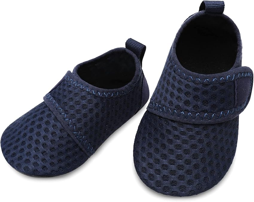L-RUN Infant Water Shoes Barefoot Skin Aqua Sock Breathable Beach Swim Pool Walking Shoes for Baby First Walker Non Slip