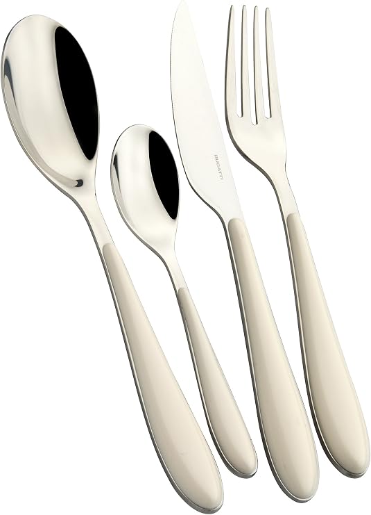Bugatti 24 Piece Cutlery Set GIOIA Ivory