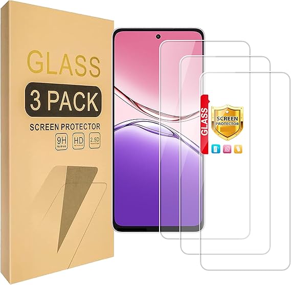(3 Pack) Compatible with Vivo Y78 t1 Screen Protector Tempered Glass,Case Friendly [Hardness 9H ][High definition] [Anti Scratch]