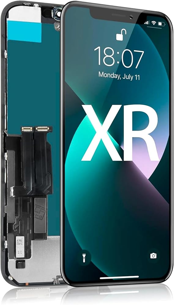 iPhone XR LCD Screen Replacement In-Cell Display with Touch Digitizer Assembly for iPhone XR A1984 A2105 A2106 A2108